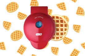 Waffles Spreads Around the Waffle Maker
